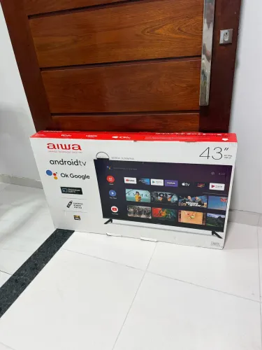Smart TV AIWA 43? Android Full HD Borda Ultrafina HDR10 Dolby Áudio AWS-TV-43-BL-02-A