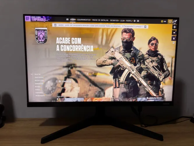 Monitor Samsung T350 24" Full HD IPS 75Hz - Excelente Estado