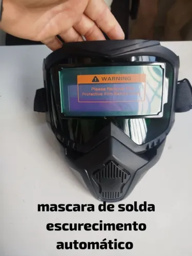 mascara de solda escurecimento automático