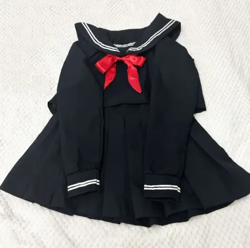 Seifuku Preto - Cosplay Anime Colegial
