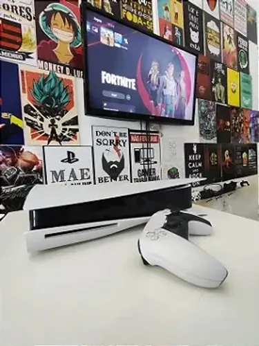 PS5 Mídia Física e Digital + Dualsense - 6 Meses de Garantia e Aceitamos seu Usado