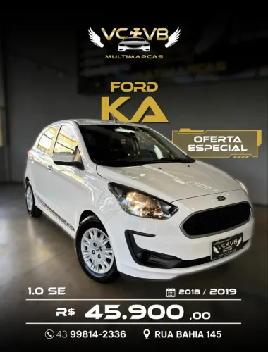 Ford KA 1.0 Se/se Plus Tivct Flex 5P 2019