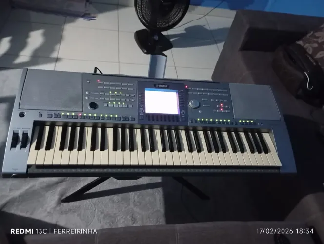 Teclado música psr 1500 yamara. Para troca em pix