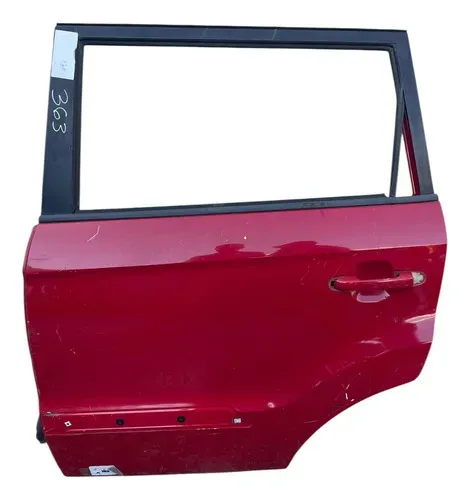 Porta Kia Soul 2012/2013 Traseira Esquerda Vermelha Traseira Esquerdo Vermelho