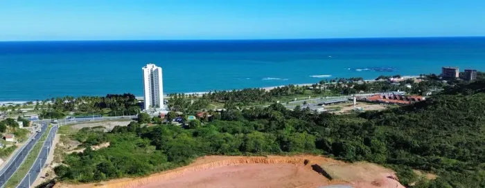 Condomínio Tramonto Vista mar - completo área de lazer - lote 590m² - Repasse