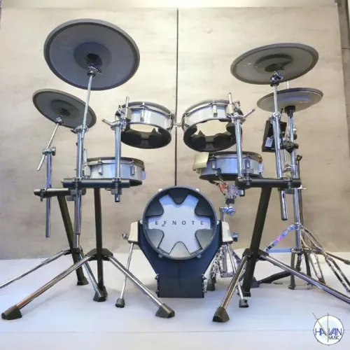 Bateria Eletrônica Efnote 3B White Sparkle USB, MIDI e Bluetooth - NOVA