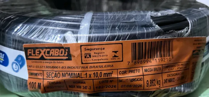 Cabo flex 10mm