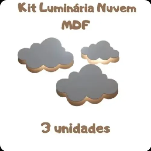 Luminária nuvem