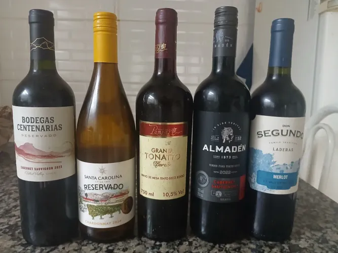 Vendo vinhos de mesal de qualidade para uso casual
