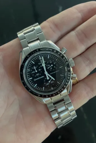 Relógio Swatch Omega Speedmaster Moonswatch em aço inoxidável 316L