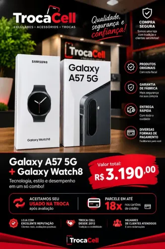 A57 5G 256GB + Relógio Lacrados .