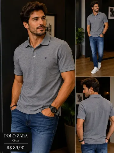 Polo zara tamanho g
