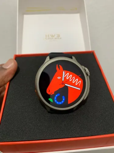 Relógio Inteligente  Redondo Hw3 Ultra Max 