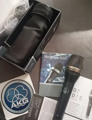 Microfone Akg D7 Vocal Dinâmico Premium