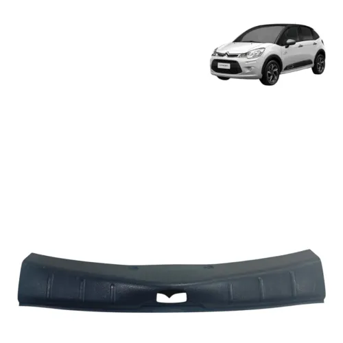 Acabamento Soleira Porta Malas Citroen C3 2014 S 34039 Preto
