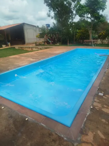 Piscina 8 metros com praaiaa@@