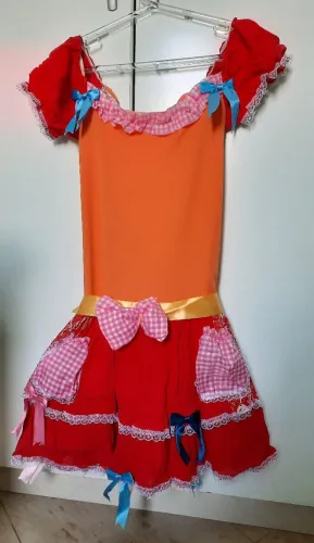 Lindo Vestido Caipira Festa Junina Adulto