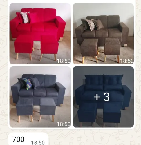 Kit sofá simples