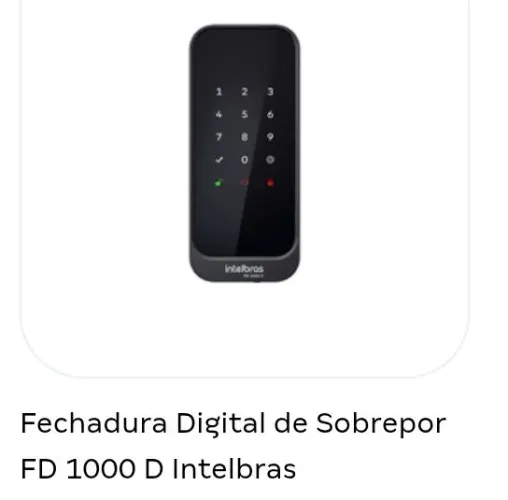 Fechadura Digital Intelbras de sobrepor