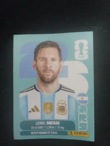 Figurinha do Messi Copa 2026