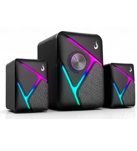 Caixa de som pc 2.1 canais Rise mode 11 Rms, nova lacrada na caixa.
