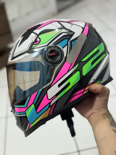 Capacete Ls2 Cyan 58