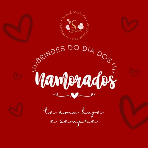 Brindes dia dos namorados