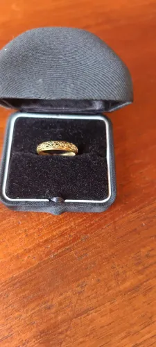 Anel de ouro 18 k