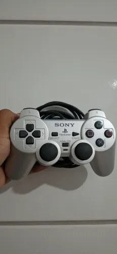 Controle Playstation 2 Original Prata