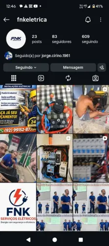 FNK serviços elétricos e reformas 