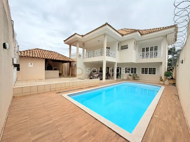 Aluguel Casa com 5 Quartos (3 Suítes c/ Closet) + Piscina, Sauna e Área Gourmet | Quadra 0