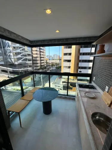 Alugo lindo Apto com 3 quartos+varanda gourmet mobiliado na Jatiúca