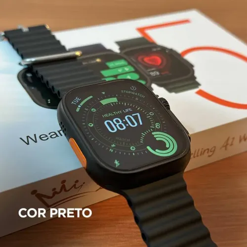 Smartwatch Microwear Ultra U5X Preto Séries 11