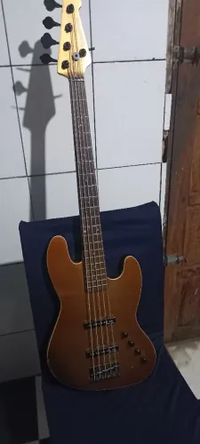 Baixo Waldman GJJF-35 Premium Mastery 5 Cordas - Pouquíssimo Uso<br>