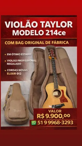 Violão Taylor modelo 214CE