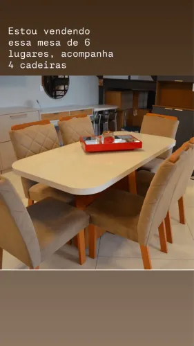 Mesa de 6 lugares 
