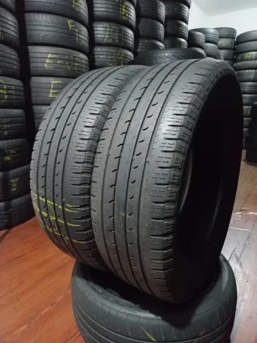 Pneu 225/60/18 Goodyear Efficientgrip bons de borracha. Os dois pneus por R$499,00