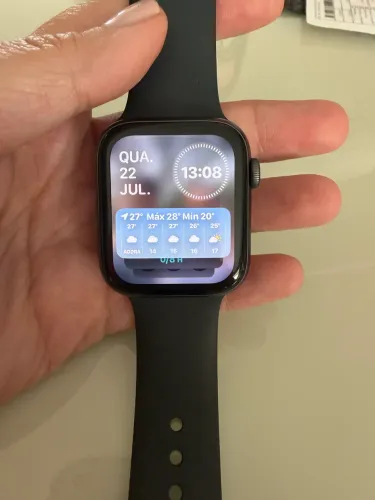 Apple Watch SE 44mm Cinza-Espacial (Alumínio) - Ótimo Estado
