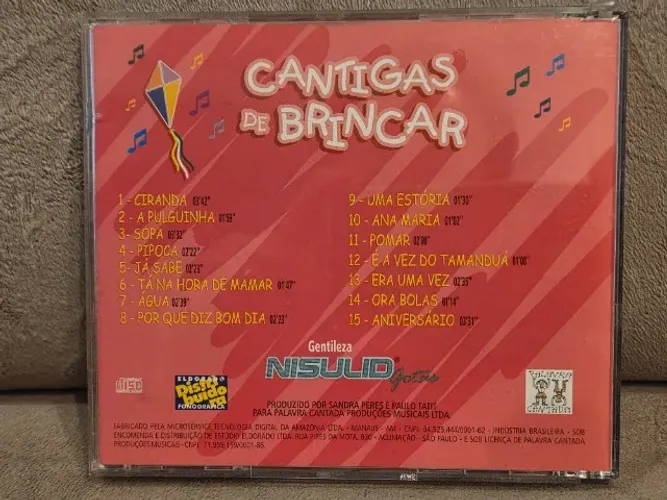 CD Cantigas de Brincar
