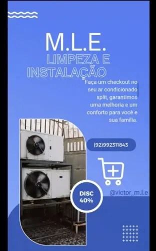 Limpeza de ar condicionado split (+-)..$