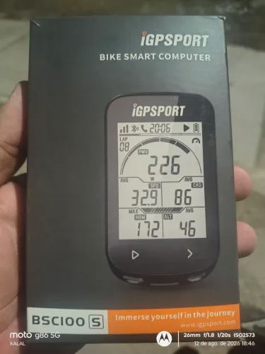 GPS BSC 100 COM SUPORTE PARA BIKE
