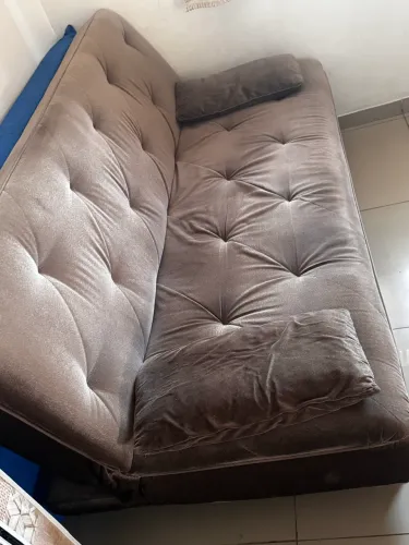 Vendo sofá cama 3 lugares