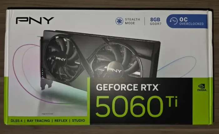 Placa de Video RTX 5060 TI 8gb PNY