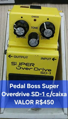 PEDAL BOSS SUPER OVERDRIVE SD1