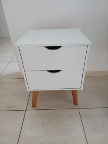 Cômoda 2 gavetas branca