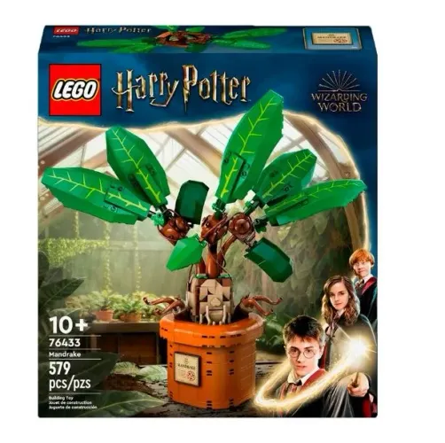 JUGUETE DE CONSTRUCCIÓN LEGO HARRY POTTER WIZARDING WORLD MANDRAKE 76433 579 PIEZAS
