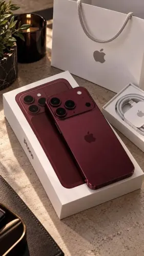 iPhone 18 Pro Max Lacrado - 256 GB - Bordô