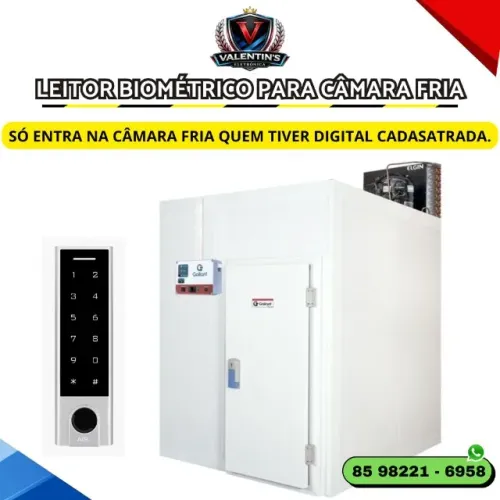 Leitor Biométrico Para Câmara Fria