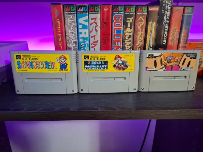 Lote cartuchos super famicon snes 