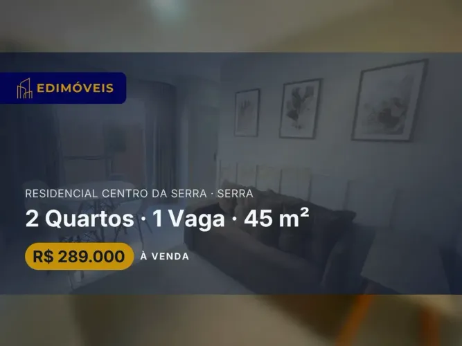 Apartamento Térreo com Quintal e Lazer Completo em Serra